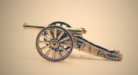 12 фунтовое полевое орудие образца 1838г. на лафете образца 1845г.